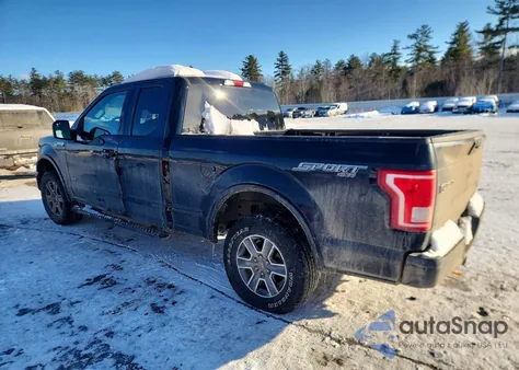 2017 Ford F150 Super Cab z USA, uszkodzony, nr VIN 1FTEX1EP4HFC27973